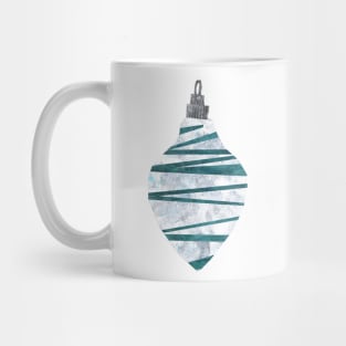 Bauble - Blue scribbly Mug